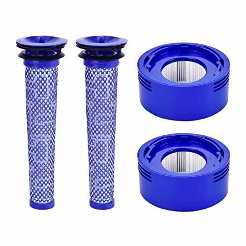 Recamania Filtri Aspirapolvere Compatibile con Dyson V7 V8 Pre Post Motore Lavabili