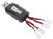 Keenso 4-Channel Lithium Battery Charger, USB Battery Charger for RC, 4.35V Output, Compatible with LiPO and LiHV Batteries