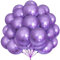 30 Pezzi Palloncini Viola lattice Viola Metallizzato Cromo 12 Pollici per Ragazze Donne Ragazzi Festa di Compleanno Sirene Matrimonio Battesimo Nozze San Valentino Anniversario Decorazioni