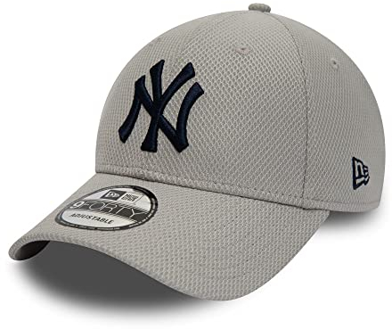 New Era New York Yankees MLB Fancap grau 9Forty verstellbar Kappe Basecap Teamlogo - One-Size
