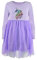JOPHY & CO. Vestito Ragazza Principessa Unicorno Abito Bambina Festa Tulle Manica Lunga & Manica Corta (cod. 8900) (4 Anni, Lilla 8901)