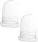 DECHOUS 2 Uds DIY Jardinera Hidropónica De Vidrio Soporte De Escritorio Plantas De Aire De Vidrio Redondas Caja De Terrario Pantalla De Terrario Cúpula De Cristal Cloche Bell Jar Terrario