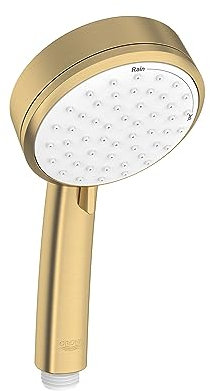 GROHE 26046GN2 Tempesta Cosmopolitan 100 Handbrause, 1,8 GPM, gebürstetes Gold