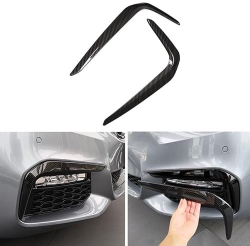 Nebelscheinwerfer-Kühlergrill-Abdeckung für BMW 5 Series G30 2018 2019 2020 2021 2022,Auto Vorne Nebel Licht Lampe Abdeckung Grill Stoßstange Grille Ersatz