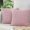 Vielit Sofa Kissenbezug 40x40 Rosa Weich Kopfkissenbezug 40x40 2er Set Mikrofaser Kissenbezüge 40x40 Kissenhülle Für Kissen 40x40cm Öko-Zertifikat Resistent Hypoallergen