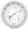 QWORK® 3in1 Stazione Meteo Analogica Ø 14 cm - Barometro Termometro e Igrometro - Interni e Esterno