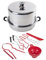 Kitchen Crop Steam Canner with Temperature Indicator (Aluminum Steam Canner + Tools)