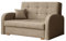 Mirjan24 Schlafsofa Viva Gold II mit Bettkasten, 2 Sitzer Polstersofa mit Schlaffunktion inkl. Kissen, Sofa, Sofagarnitur, Bettsofa, Wohnlandschaft, Farbauswahl (Aragon 14)