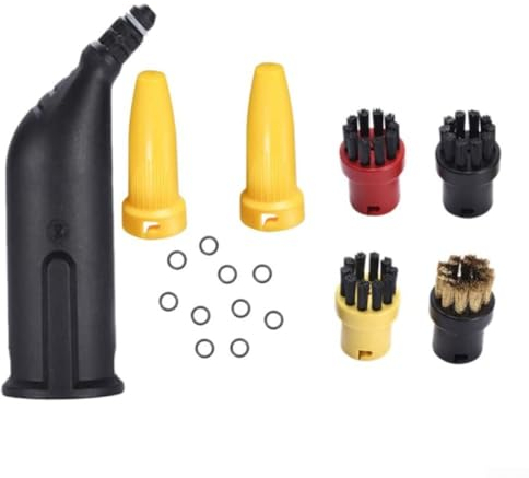 Brosse ronde pour nettoyeur vapeur, parfaite pour les fours encastrés, les carreaux de céramique, etc