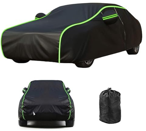 Lona Coche Exterior para Seat Ateca 2016-2024,Funda Coche Exteriores Impermeable Respirable Anti-UV Resistente Al Polvo Lluvia Nieve Rasguño All Weather Protection