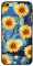 KARTXITAI Case compatible with iPhone 6 / 6S,Silky-Soft Touch Protective Phone cover Shockproof Ultra Slim Thin Silicone Anti-Fingerprint Anti-Scratch Anti-Fall - sunflower,daisy