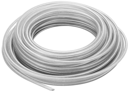 FIFIBANG Mähfaden Trimmerfaden, 3mm×41M Stahl Mähfaden Faden Fäden, Stahldraht Trimmer Rasentrimmerfaden für Motorsense Rasentrimmer（3mm×41M）