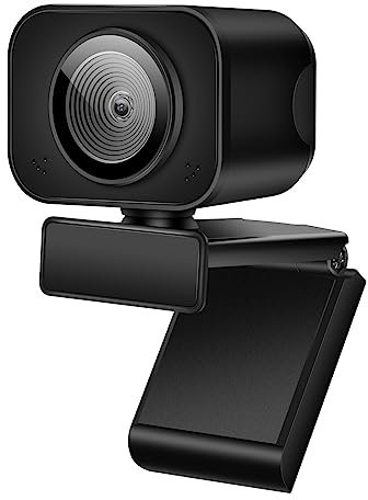 AUBEST Webcam, Webcam 2K Full HD USB Mini Web Camera Autofocus With Microphone Web Cam For PC Computer Laptop Streaming Webcamera