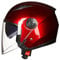 Smilfree Jethelm Mit Doppelvisier Rollerhelm M-XXL Mit Sonnenblende ECE Zertifiziert Retro Motorradhelm Mit Visier Mopedhelm Für Motoroller-Herren Und Damen-Robust Komfortabe Scooter Mofa
