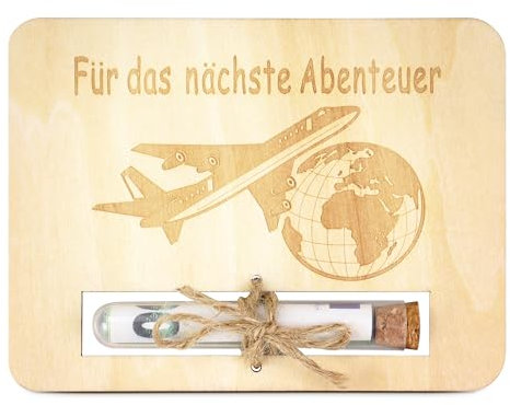 TAKULA Geldgeschenke Geburtstag -Flugzeug Geschenk,Reisekasse Geschenk Spardose Urlaub,Geschenk für Weltreise Geschenke für Reiseliebhaber|Nächste Abenteuer