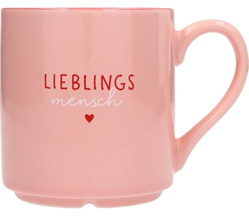 Depesche 0013594-019 Lieblingsbecher Motiv Nr. 19, Henkeltasse mit Spruch, 300 ml, aus Porzellan, teilweise mit Goldfolie und Innendruck
