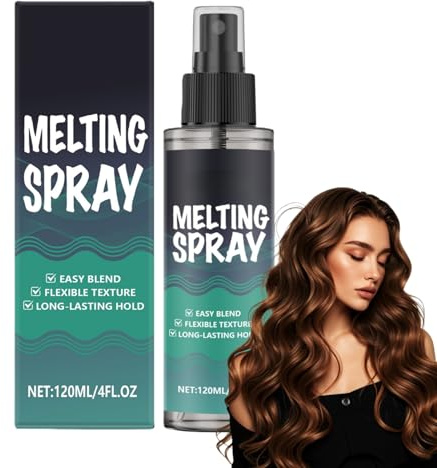 Lace Melting Spray for Wigs,Wig Melting Spray,Lace Glue for Wigs,Hair Spray Strong Hold with Glue,Wig Adhesive,120ml