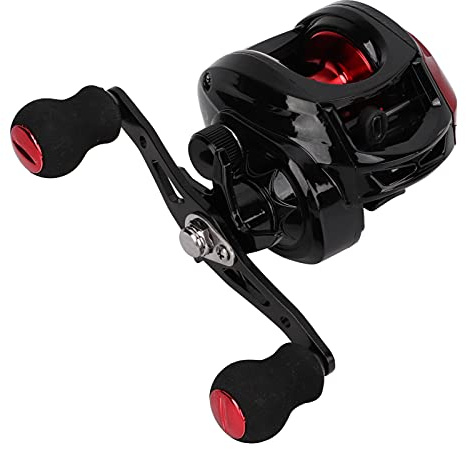 KIMISS Moulinet Baitcasting Haute Vitesse 7.2:1 pour Toutes Les Eaux – Frein de 8 Kg, Système de Freinage Magnétique, Tasse en Métal Léger, Conçu pour Une Manipulation Facile et Un Lancer Précis