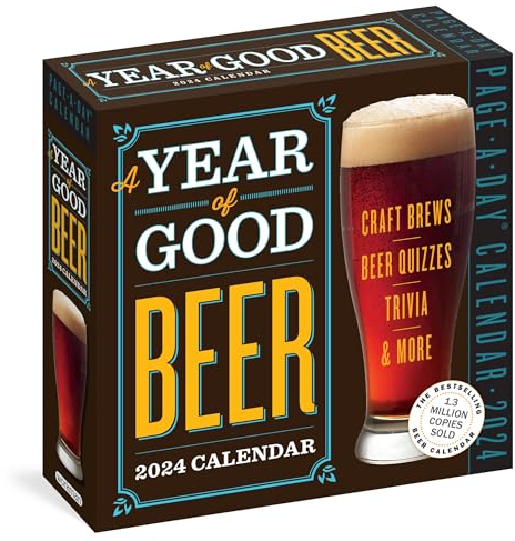A Year of Good Beer Page-A-Day Calendar 2024: Craft Beers, Beer Quizzes, Trivia & More
