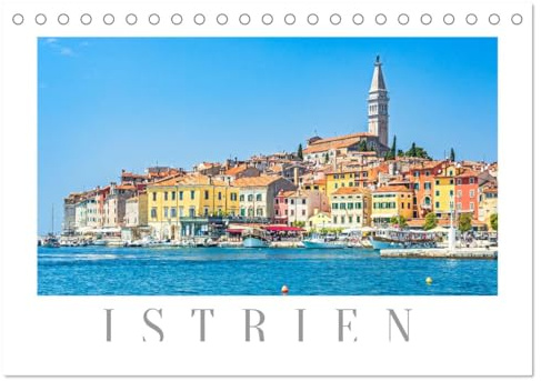 Istrien - Piran • Novigrad • Rovinj • Pula (Tischkalender 2026 DIN A5 quer), CALVENDO Monatskalender: Impressionen des kroatischen und slowenischen Teiles Istriens. (CALVENDO Orte)