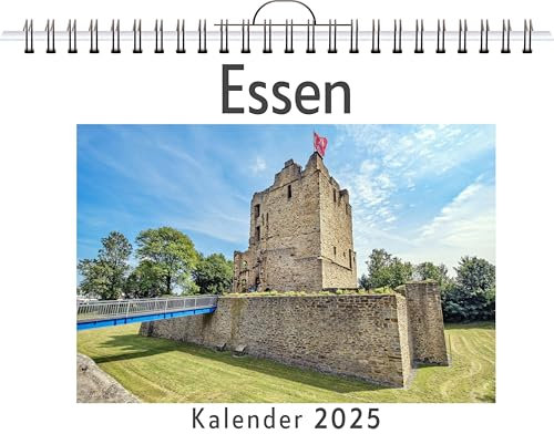 Essen - (Wandkalender 2025, Kalender DIN A4 quer, Monatskalender im Querformat mit Kalendarium, das perfekte Geschenk)