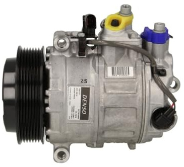 DENSO A/C Compressor DCP28017 - OE-Quality Air Conditioning Compressor Replacement - Direct Fit Easy Install - Fits Porsche