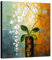 Wieco Art – Peinture florale à l’huile sur toile « Beauty of Life » faite entièrement à la main, prête à accrocher dans un salon, une chambre, décoration d’intérieur