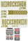 Ecoshirt Aufkleber Fork Rock Shox Lyrik 2018 AM176 Aufkleber Decals Autocollants Adesivi Forcela, Gold