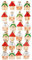 Rayher 46284000 Holz-Klammern, mit Haus, Adventskalenderzahlen Holz, Weihnachten, Adventskalender Buttons, Zahlen für Adventskalender, Btl. 24 Stück, Zahlen 1-24, 3 x 3,5 cm