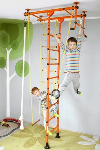 NIROSPORT FitTop M1 Espaldera para niños, FitTop M1, Azul, Raumhöhe 240-290 cm