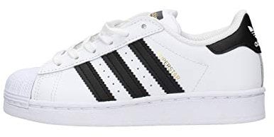 adidas Originals Superstar C, Scarpe da ginnastica Unisex - Bambini e ragazzi, Cloud White Core Black Cloud White, 31 EU