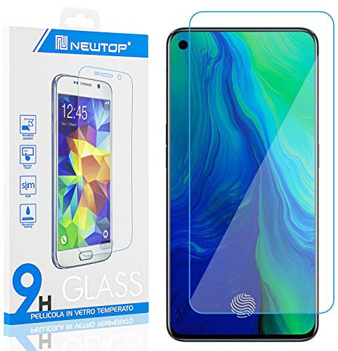 N NEWTOP Protector de pantalla de cristal templado compatible con Realme 6/6 Pro / 7/7 Pro / 7 5 G, 0,3 mm, dureza 9H, protector de pantalla de cristal templado, antigolpes, arañazos