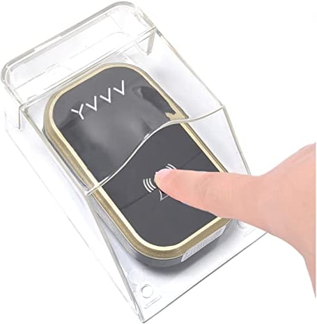 Wasserdichte Transparente Abdeckung für Kabellose Türklingel, Klingelknopf, Außentürklingel-Set, Gehäuse für Einfache Installation, Kompatibler Sender, Regen, Schnee, Winter (nur Abdeckung)