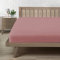 Spannbettlaken 120x200cm, Bettlaken 120x200 bis 30cm - Oeko-Tex Zertifiziert - Premium 100% Mikrofaser Weiches Spannbetttuch Leintuch Ganzjährig - Dunkles Rosa
