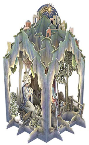 Paper D'Art Pop-Up Christmas Card (3D - Bethlehem) X3DO30