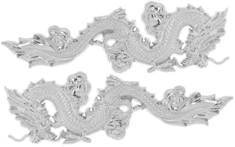 BUGUUYO 2er-Set Drachen-autoabzeichen – Stilvolle Autoaufkleber Und Embleme Für Fahrzeuge