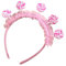 Saiyana Handgemachtes Lollipop Stirnband Candy Girls Cosplay Zubehör Rüschen Candy Kopfschmuck Maskerade Halloween Cosplay Party(Rosa Stil 2)