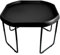 Easy Shopping® LARGE Mixing Tray 100cm with Stand, in Mixing Trays with Black Metal Stand, Trays made in Plastic for Playing Sand Pool Pit Water Games garden & beach (Black)