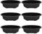 NethCasti 6 PCS Bonsai Pots de Entrenamiento 15x11x3.5 en Maceta de Bonsai de jardinería Oval