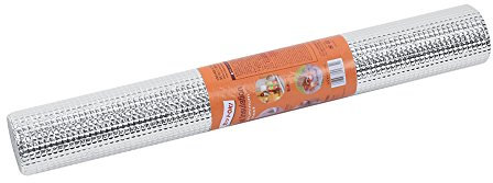 Delaman 45 x 200 cm de papel mate a prueba de humedad, membrana de aislamiento térmico de aceite de aluminio, lámina impermeable para suministros de cocina