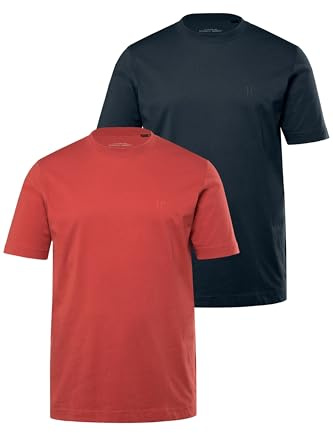 JP 1880 Herren Kurzarm T-Shirt Ziegelrot XXL