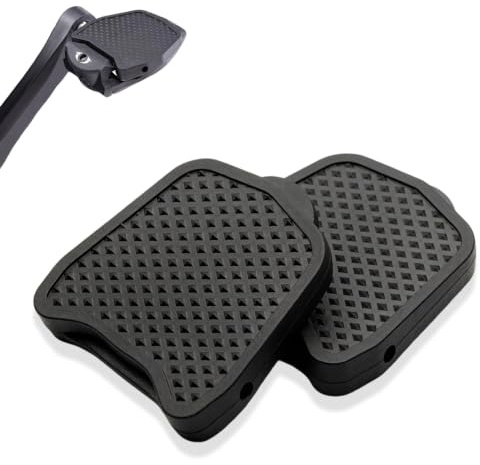 Adaptador de Pedales para, Convertidor de Pedales Automáticos a Planos para Bicicleta de Carretera, Plataforma Ligera y Antideslizante, 1 Par, Negro