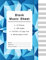 Blank Music Sheets: Music Manuscript Paper, Staff Paper, Musicians Notebook 12 Staves,100 pages (blank music notebook, blue geometric cover)