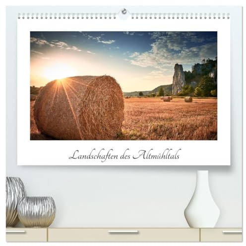 Landschaften des Altmühltals (hochwertiger Premium Wandkalender 2026 DIN A2 quer), Kunstdruck in Hochglanz: Landschaften, die das Altmühltal umgeben, im Verlauf der Jahreszeiten. (CALVENDO Natur)