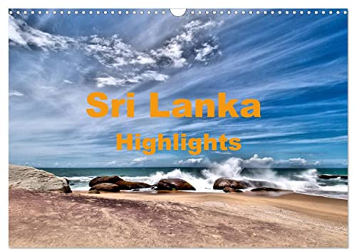 Sri Lanka - Highlights (Wandkalender 2026 DIN A3 quer), CALVENDO Monatskalender: die Höhepunkte einer Sri Lanka Rundreise (CALVENDO Orte)