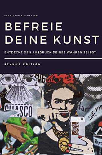 Softcover Notizbuch: Befreie deine Kunst: 78 Seiten Notizheft mit creme-weiß-farbigen Blättern