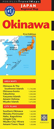 Periplus Travel Maps Okinawa & the Ryukyu Islands: Japan Regional Map
