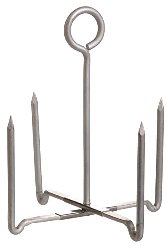 KitchenCraft Baked Potato Stand, Aluminium, 12 x 14.5 cm, Silver