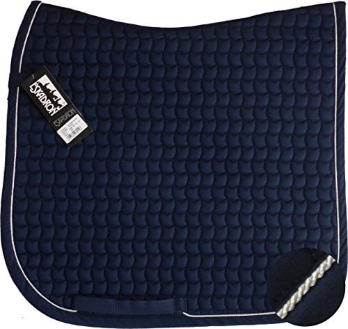 ESKADRON Schabracke COTTON mit farbiger Biese, marine/silber, Dressur