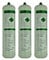 3 Argon Pure Disposable Welding Mig Gas Bottle Welders 1369 60 L Litre WG/1369